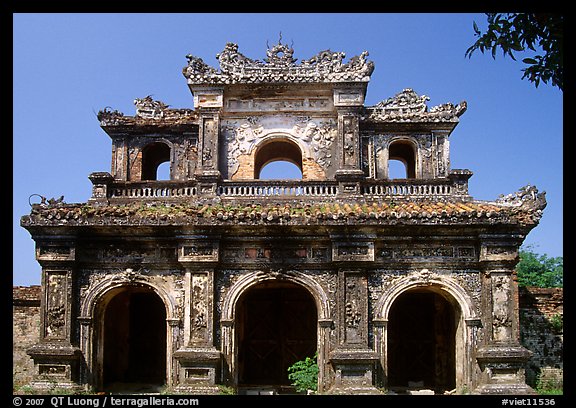 Gate, Hue citadel. Hue, Vietnam