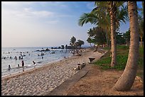 Long Beach and  Cau Castle, Duong Dong. Phu Quoc Island, Vietnam ( color)