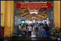 Gate, Ben Thanh Market. Ho Chi Minh City, Vietnam (color)