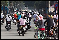 Street traffic. Ho Chi Minh City, Vietnam ( color)