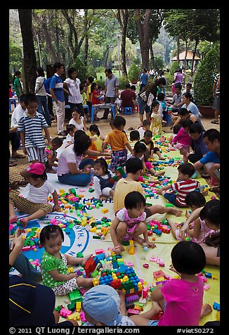 Playgound, Cong Vien Van Hoa Park. Ho Chi Minh City, Vietnam (color)