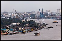 Port of Saigon. Ho Chi Minh City, Vietnam ( color)