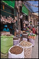 Shops selling traditional medicinal herbs. Cholon, Ho Chi Minh City, Vietnam
