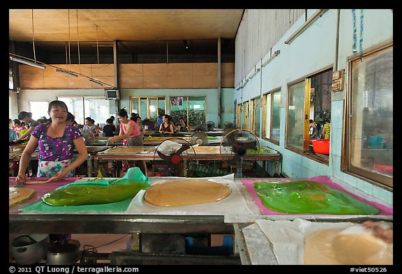 Uncut coconut candy in factory. Ben Tre, Vietnam
