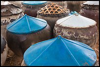 Amphorae for storage of traditional Vietnamese fish sauce Nuoc Mam. Mui Ne, Vietnam ( color)