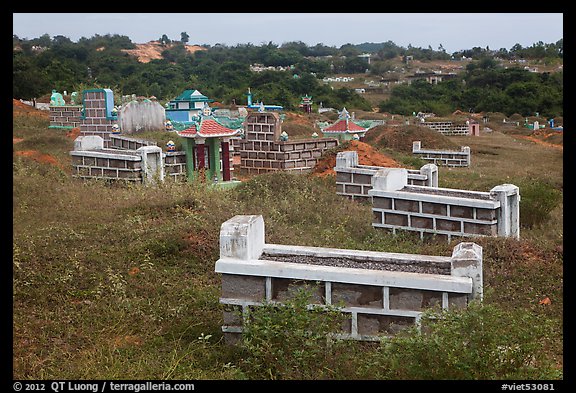 Cemetery. Mui Ne, Vietnam (color)