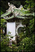 Linh Ung pagoda and monk. Da Nang, Vietnam (color)