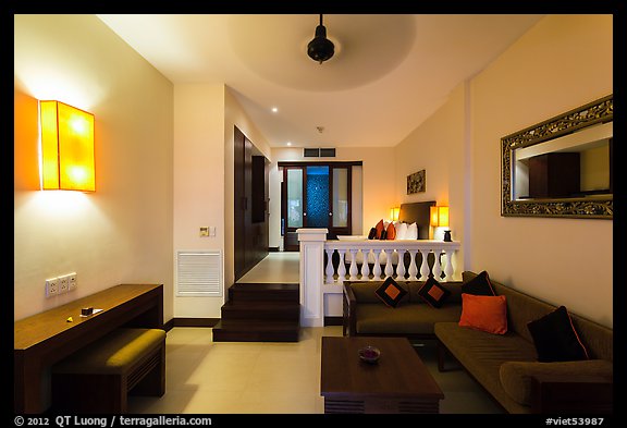 Life Heritage Resort guestroom. Hoi An, Vietnam (color)