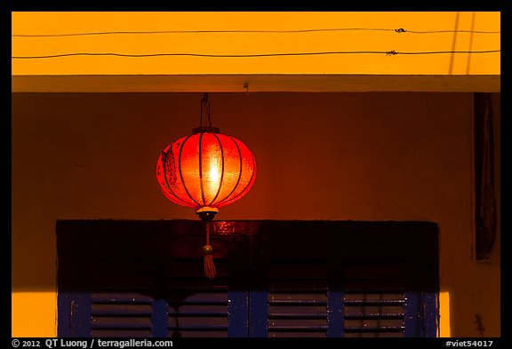 Paper lantern at night. Hoi An, Vietnam