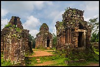 Hindu tower temples. My Son, Vietnam ( color)