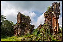 Ruined Champa monuments. My Son, Vietnam (color)