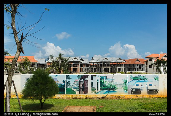 Real estate waterfront development. Da Nang, Vietnam (color)