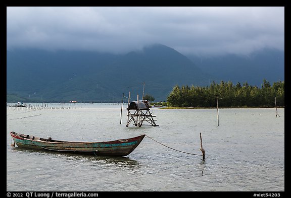 Lang Co lagoon. Vietnam (color)