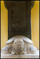 Stone turtle with a stele on its back, Thien Mu pagoda. Hue, Vietnam ( color)