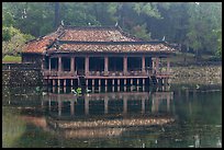 Xung Khiem Pavilion, Tu Duc Mausoleum. Hue, Vietnam (color)