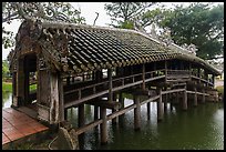 Thanh Toan covered bridge. Hue, Vietnam (color)
