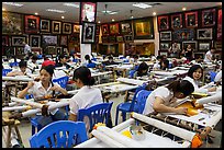 Silk embroidery factory. Vietnam (color)