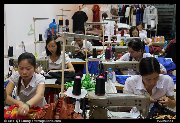 Sewing factory. Vietnam (color)