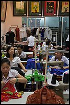 Women in sewing factory. Vietnam (color)