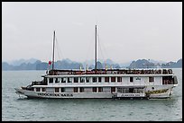 Indochina Sails tour boat. Halong Bay, Vietnam ( color)