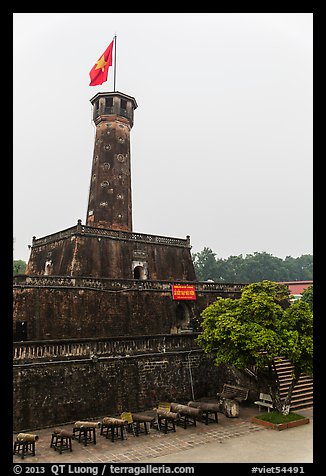 Flag Tower, Hanoi Citadel. Hanoi, Vietnam