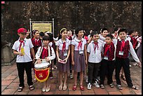 Children of Communist youth organization. Hanoi, Vietnam ( color)