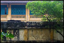Weathered walls. Hanoi, Vietnam (color)