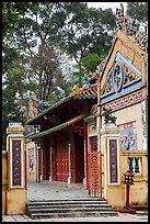 Le Van Duyet temple entrance, Binh Thanh district. Ho Chi Minh City, Vietnam (color)