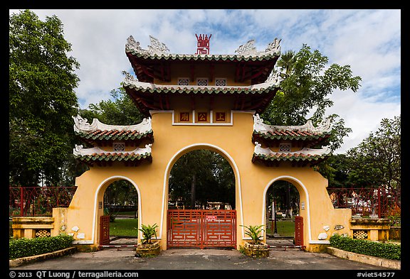 Le Van Duyet temple gate, Binh Thanh district. Ho Chi Minh City, Vietnam