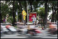Traffic blur. Ho Chi Minh City, Vietnam ( color)