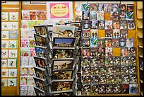 Postcard rack. Ho Chi Minh City, Vietnam ( color)