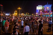 Street on New Year eve. Ho Chi Minh City, Vietnam ( color)