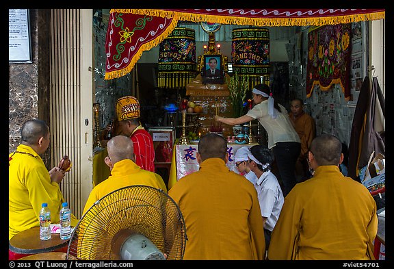 Buddhist funeral. Ho Chi Minh City, Vietnam