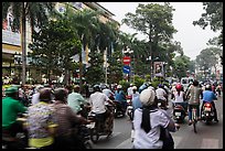 Busy street. Ho Chi Minh City, Vietnam ( color)