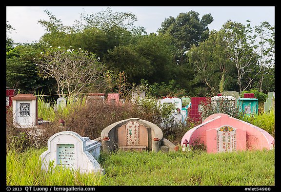 Tombs. Tra Vinh, Vietnam