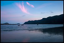 An Hai Beach and Con Son Bay at sunset. Con Dao Islands, Vietnam ( color)