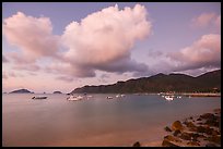 Harbor at dawn, Con Son. Con Dao Islands, Vietnam ( color)