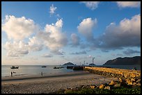 Con Son Beach and Wharf 914. Con Dao Islands, Vietnam ( color)