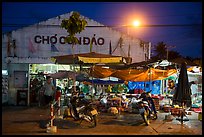 Market at night, Con Son. Con Dao Islands, Vietnam ( color)