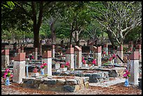 Hang Duong memorial cemetery. Con Dao Islands, Vietnam ( color)
