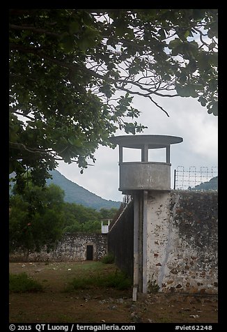 Prison wall and tower, Con Son. Con Dao Islands, Vietnam