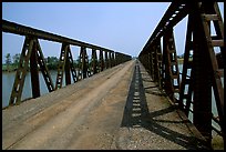 Bridge over the Ben Hai river, which used to mark the separation between South Vietnam and North Vietnam. Vietnam (color)