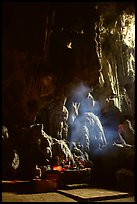 Altar in Tam Thanh Cave. Lang Son, Northest Vietnam (color)