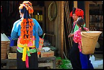 Dzao women, Tuan Giao. Northwest Vietnam ( color)