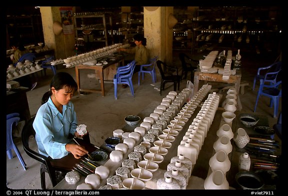 Ceramics factory, Bat Trang. Vietnam