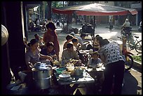 Street restaurant. Ho Chi Minh City, Vietnam (color)
