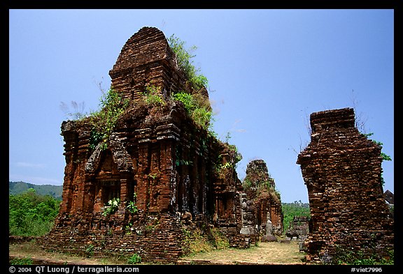 Ruined Champa towers. My Son, Vietnam