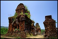 Ruined Champa towers. My Son, Vietnam (color)