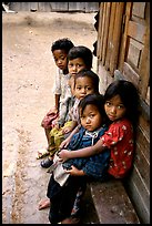 Children of minority village. Da Lat, Vietnam ( color)