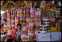Incense wholesale, Binh Tay Market, district 6. Cholon, Ho Chi Minh City, Vietnam